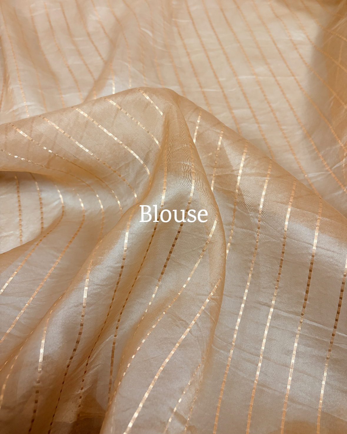 Beige-Gold Pure Kora Silk Banarasi Saree