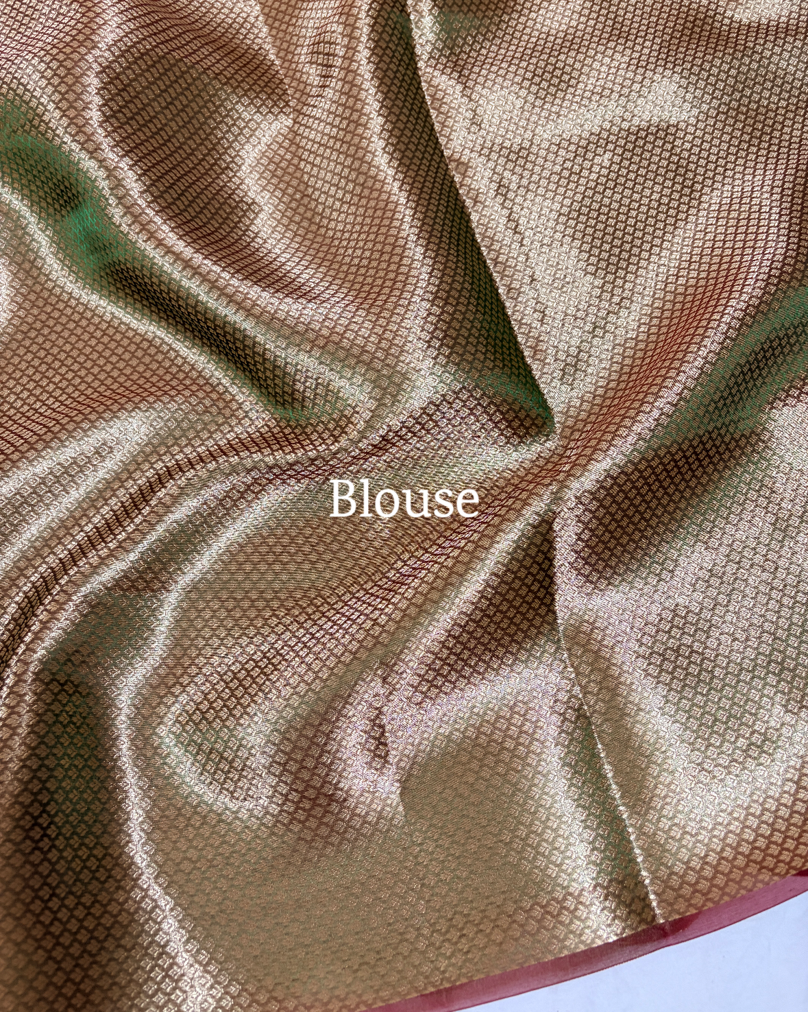 Dhoop-Chaao Pure Tissue Silk Scallop Banarasi Saree