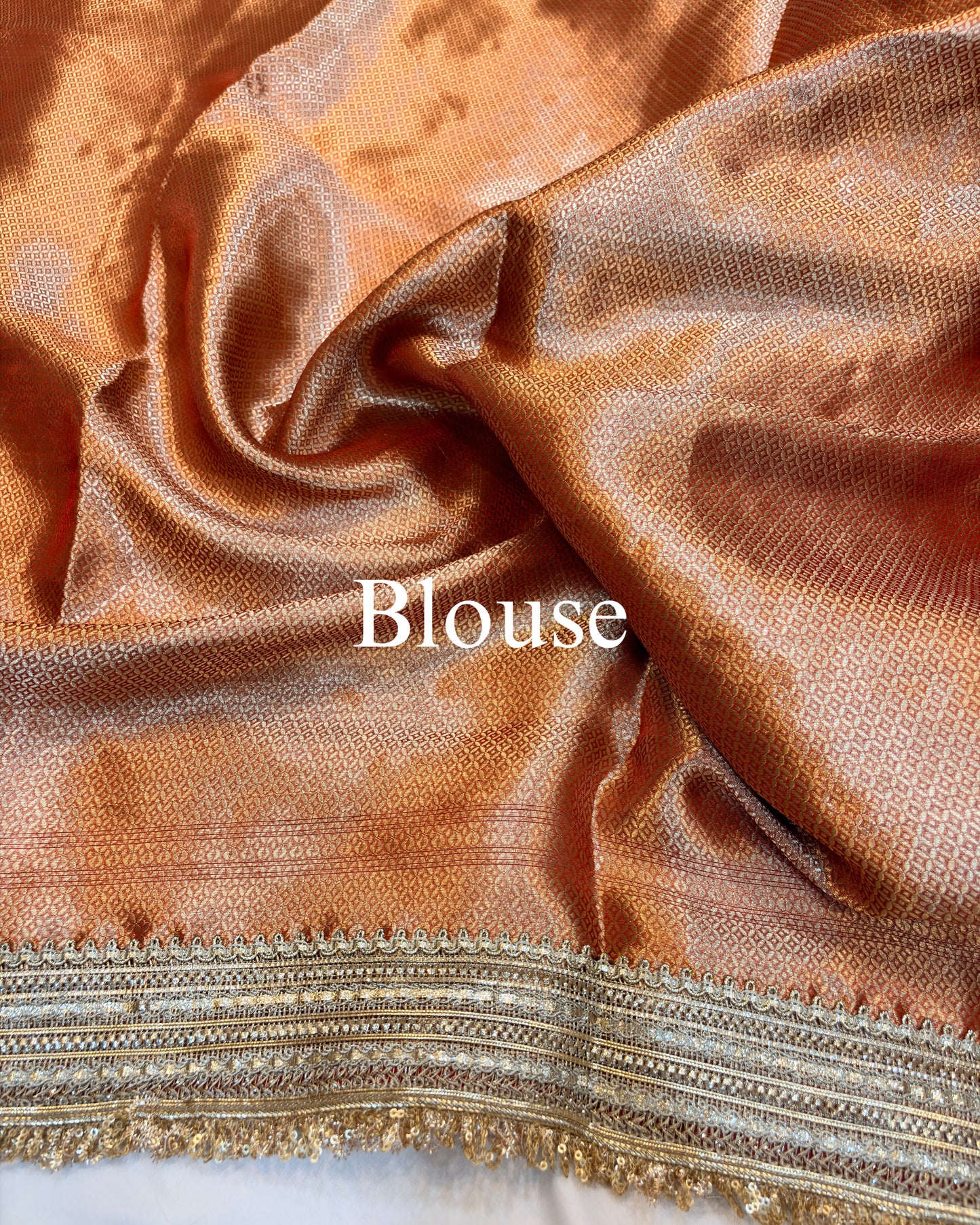 Red Pure Tissue Silk Zardozi Banarasi Saree