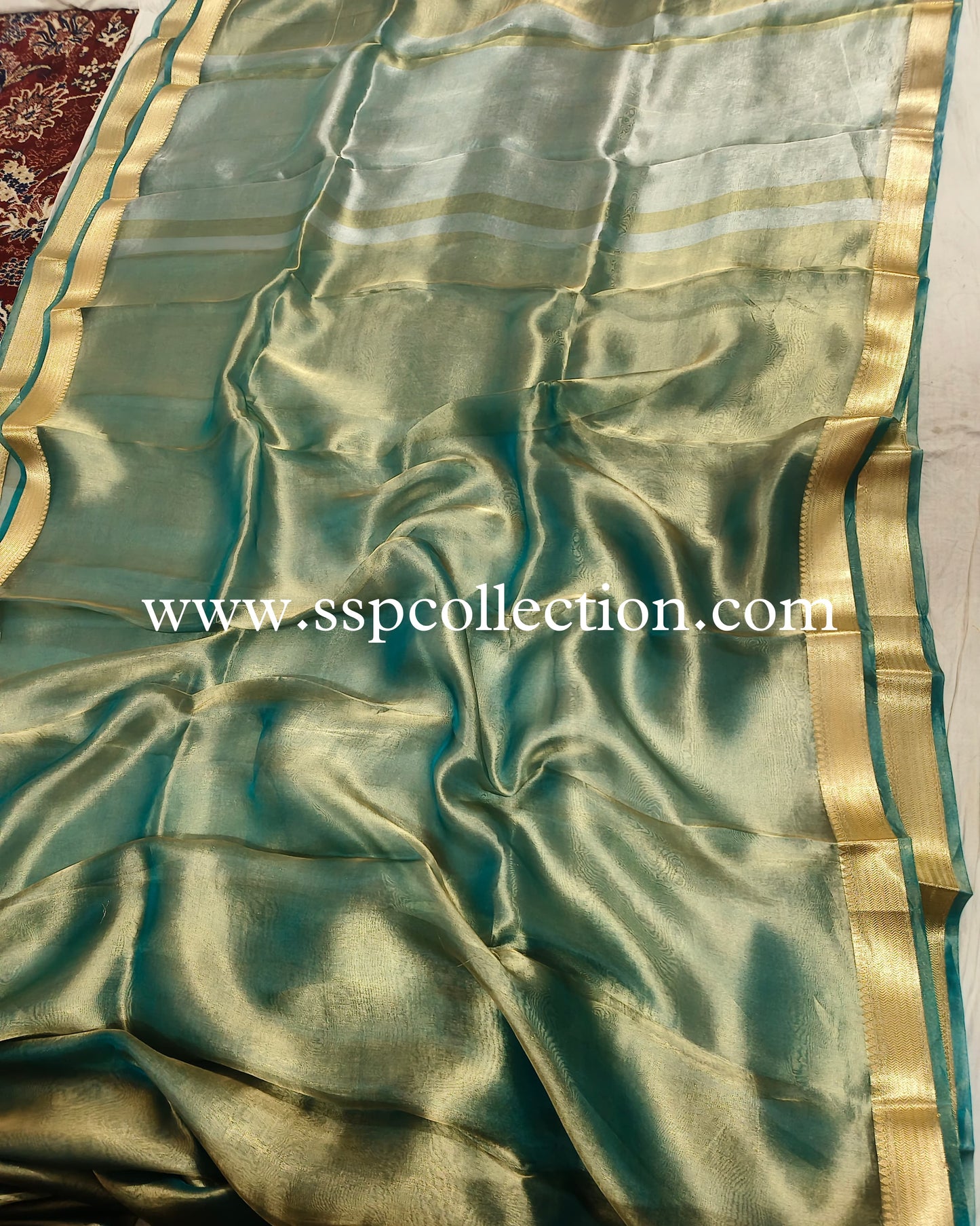 Green Pure Tissue Silk Banarasi Saree