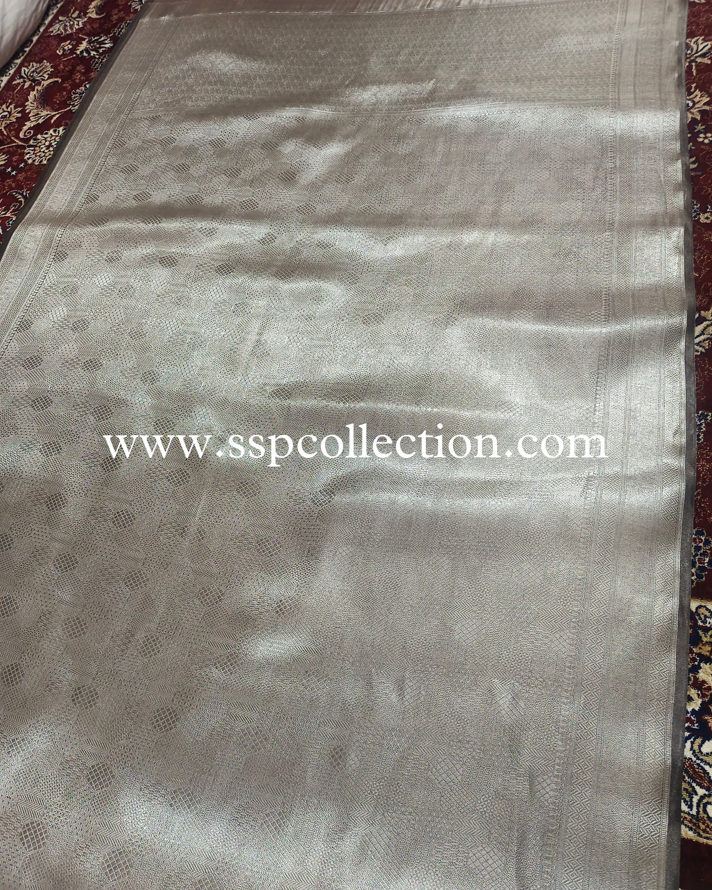 Black Pure Tissue Silk Tanchoi Brocade Banarasi Saree