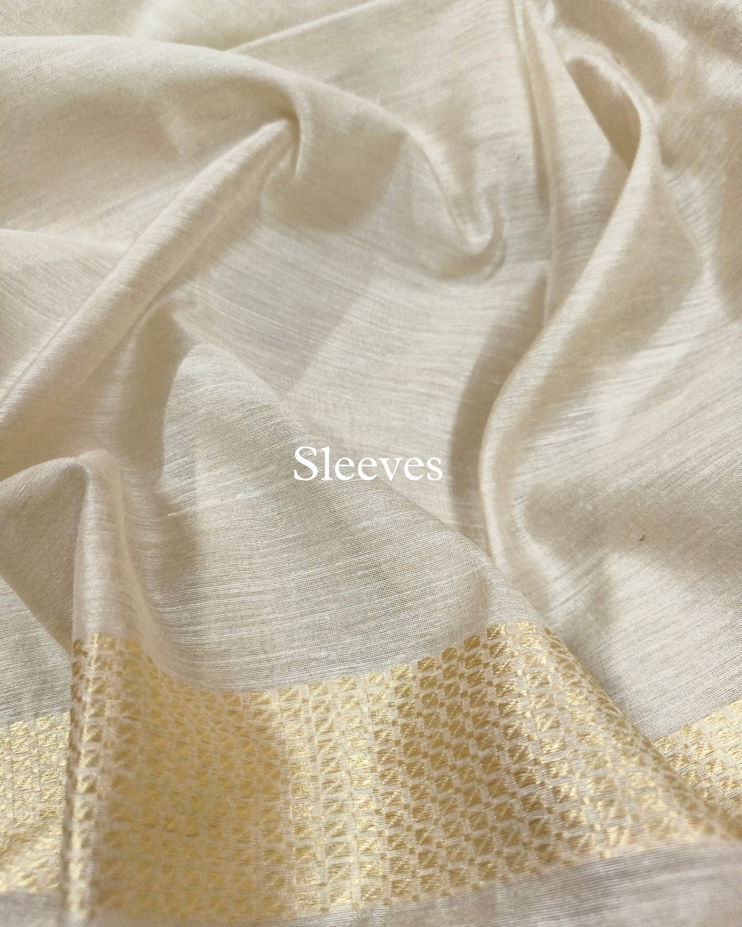 Beige Pure Moonga Silk Banarasi Suit
