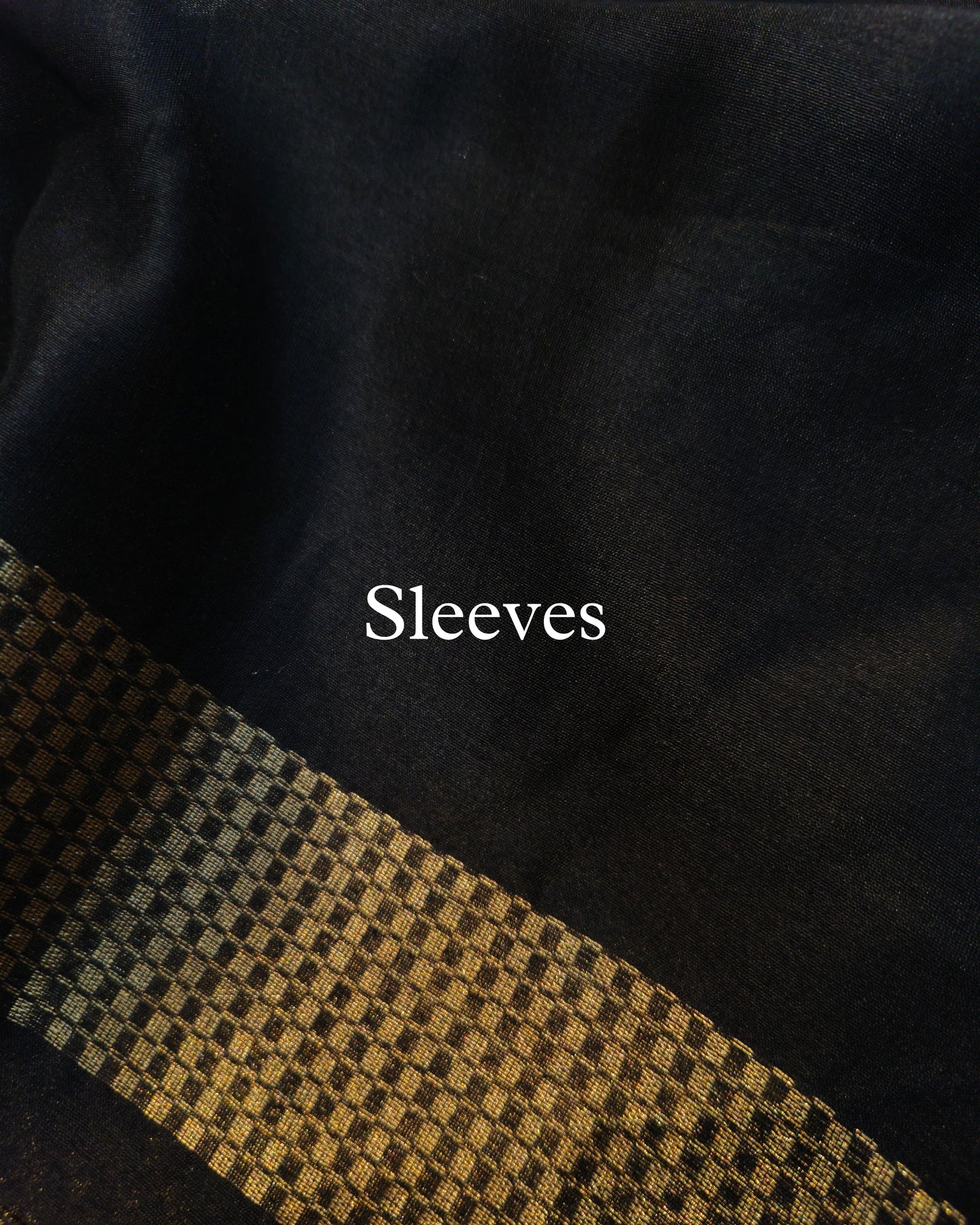 Black Handwoven Pure Banarasi Silk Suit