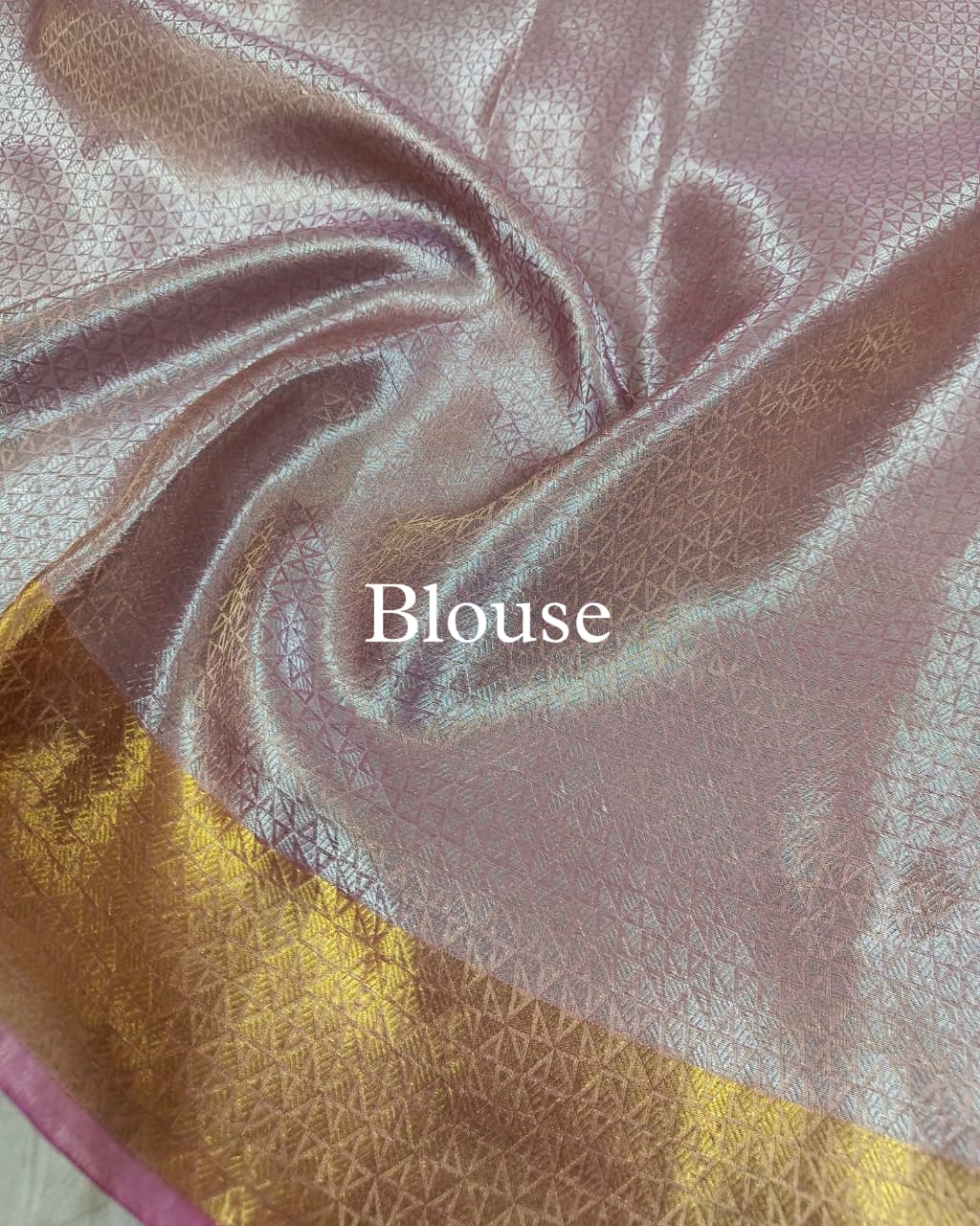 Pink Pure Tissue Silk Tanchoi Brocade Banarasi Saree