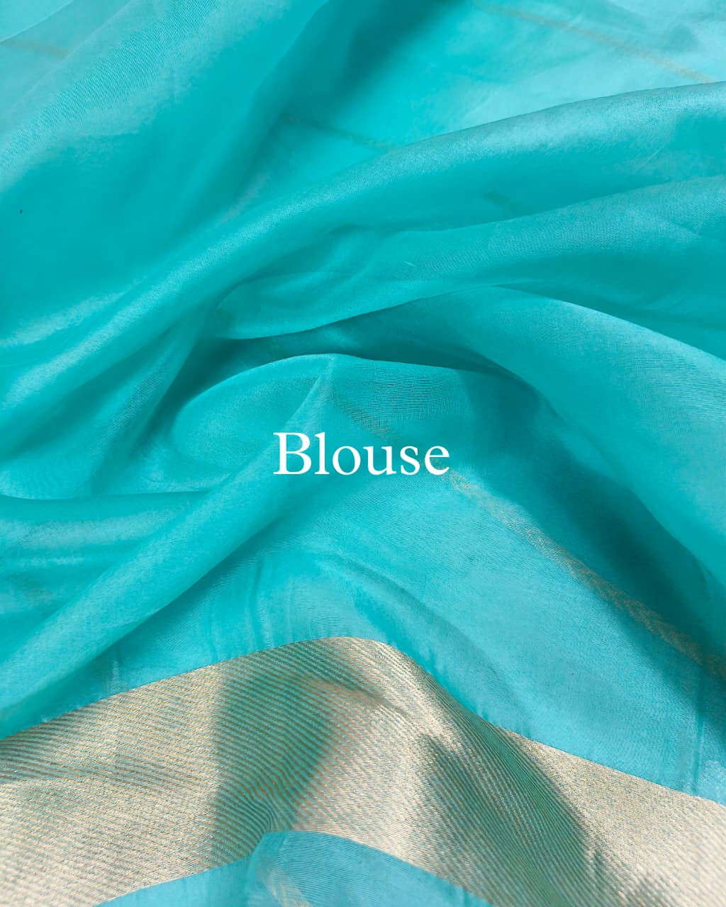 Light-Sea-Green Pure Kora Silk Banarasi Saree