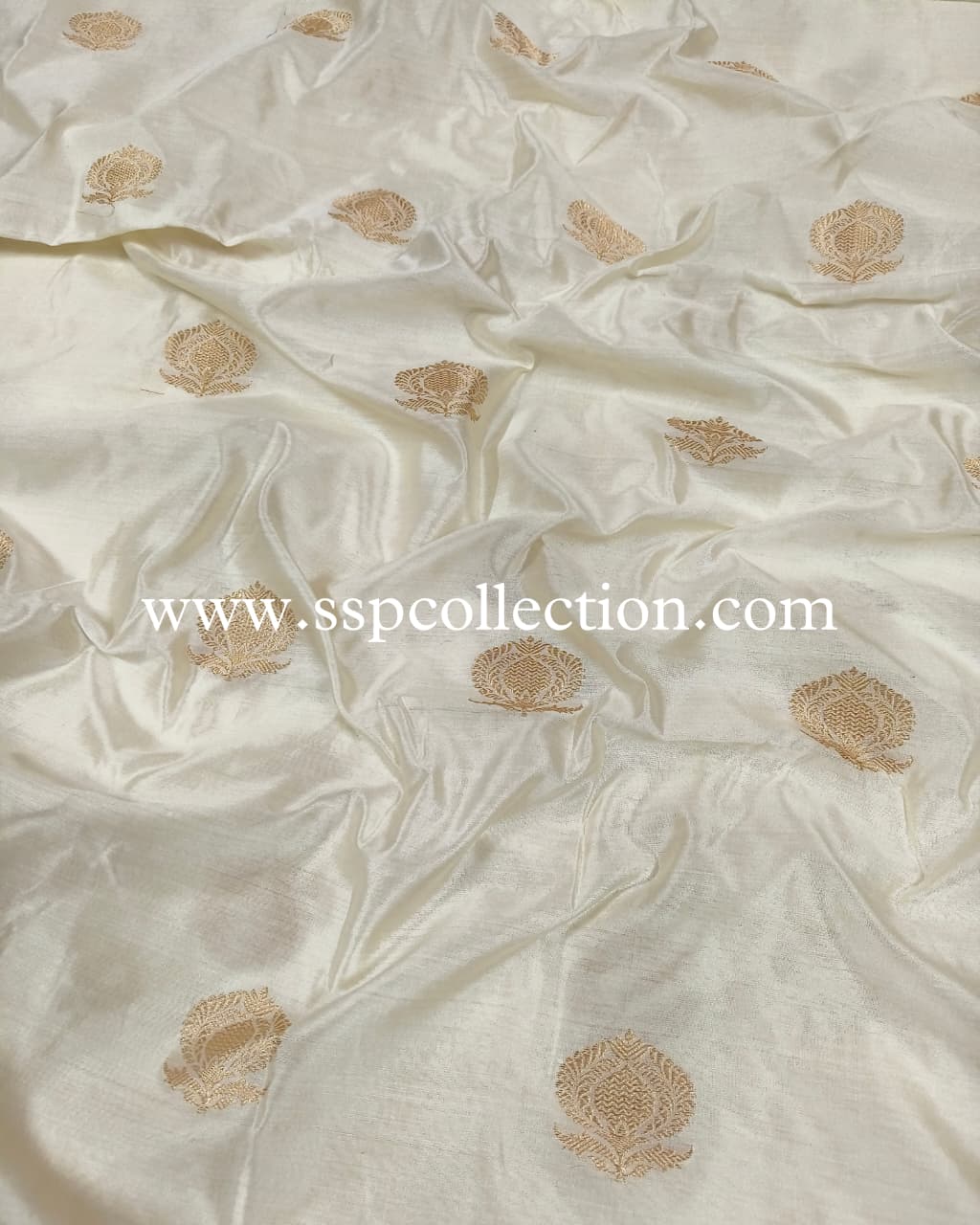 Dyeable Pure Chiniya Silk Banarasi Fabric