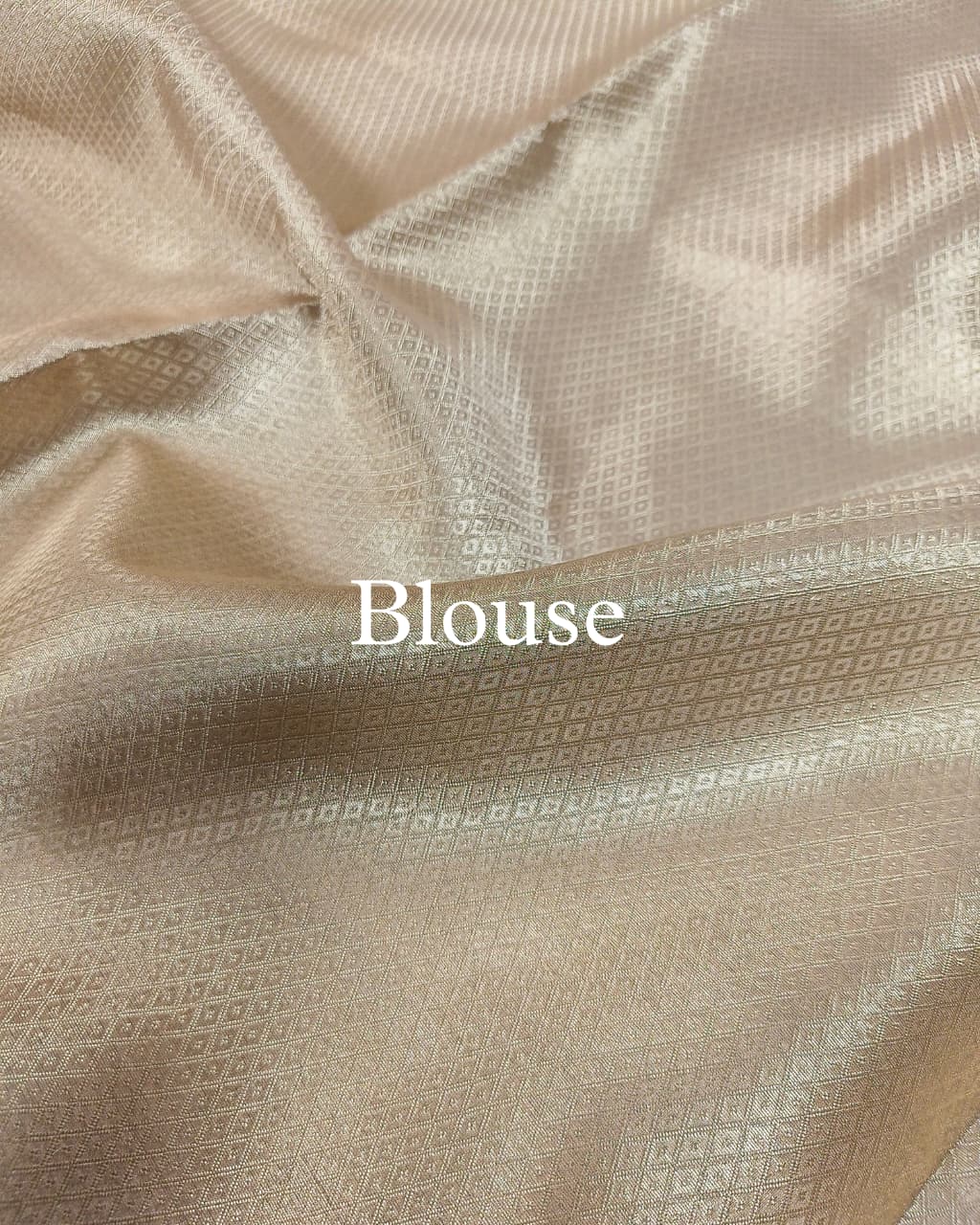 Champagne-Gold Pure Tissue Silk Banarasi Saree