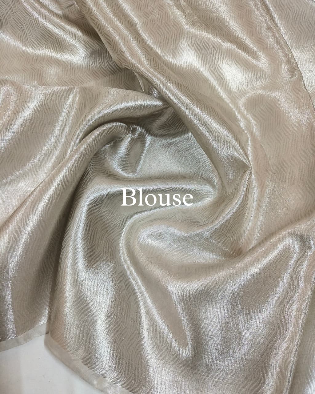 Rekha Ji–Inspired Silver Banarasi Pure Molten Tissue Silk Brocade Saree