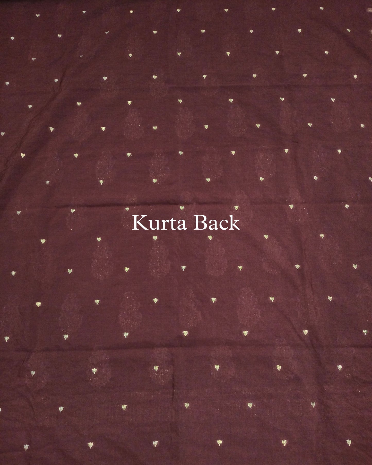 Wine Banarasi Premium Cotton Silk Suit.