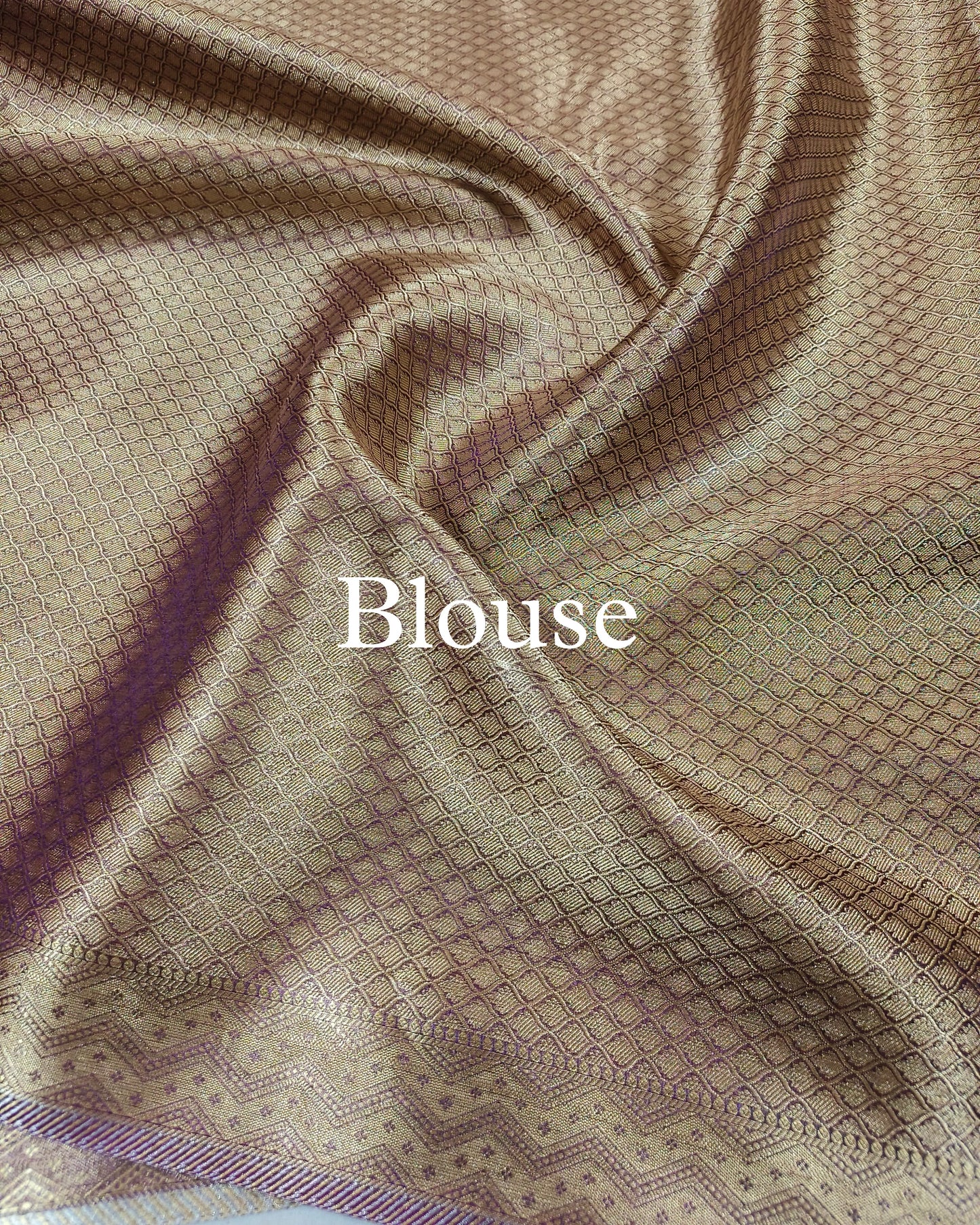Dhoop-Chaao Pure Tissue Silk Banarasi Saree