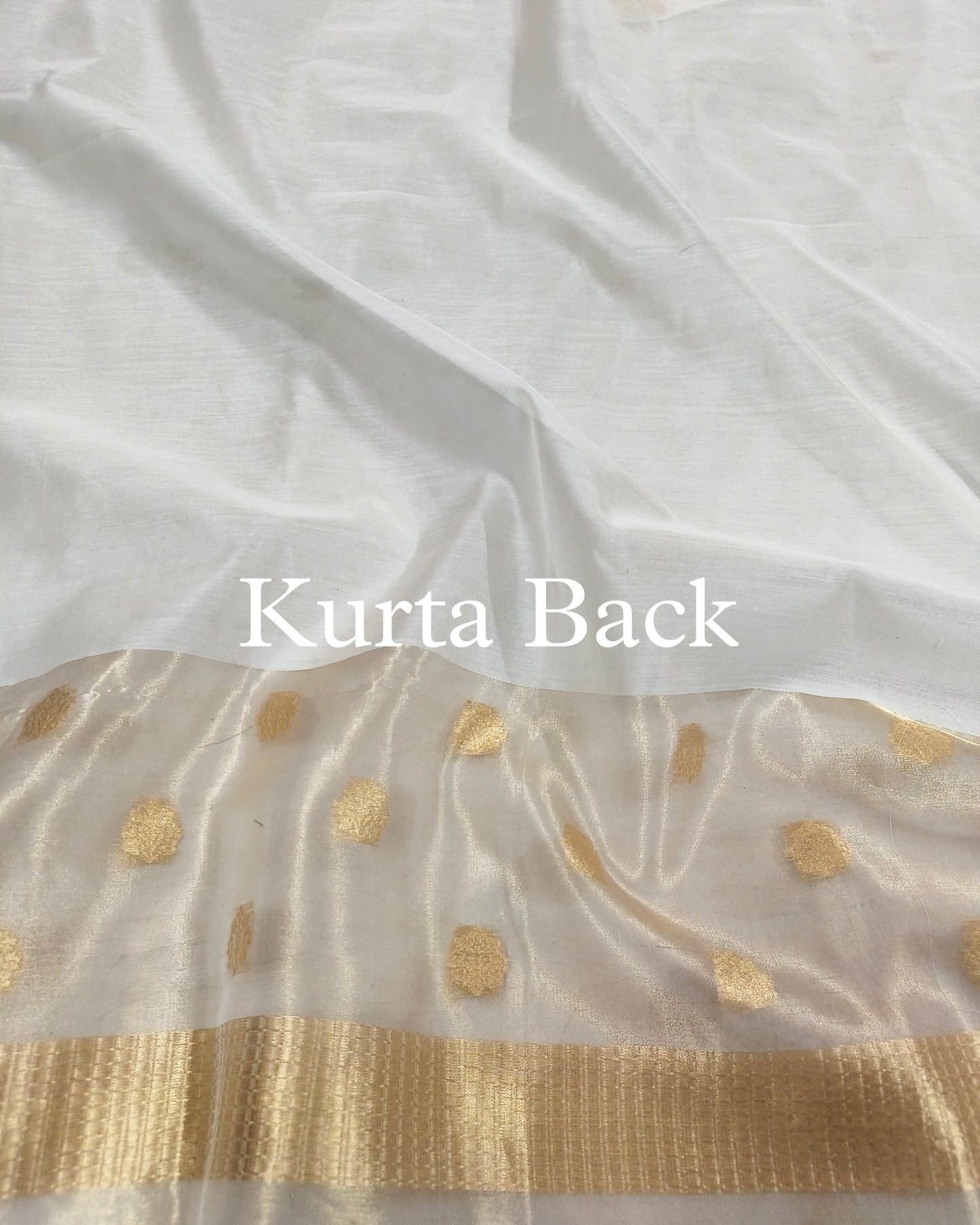 White Handwoven Pure Banarasi Suit