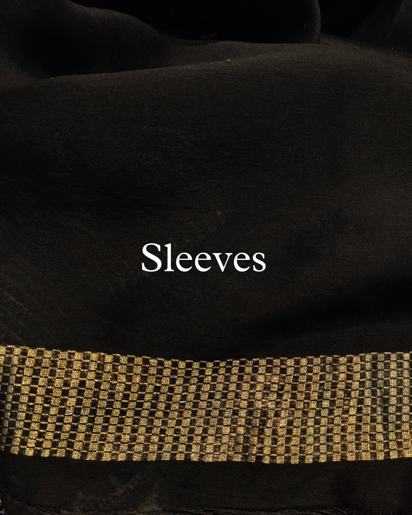 Black Handwoven Pure Banarasi Suit