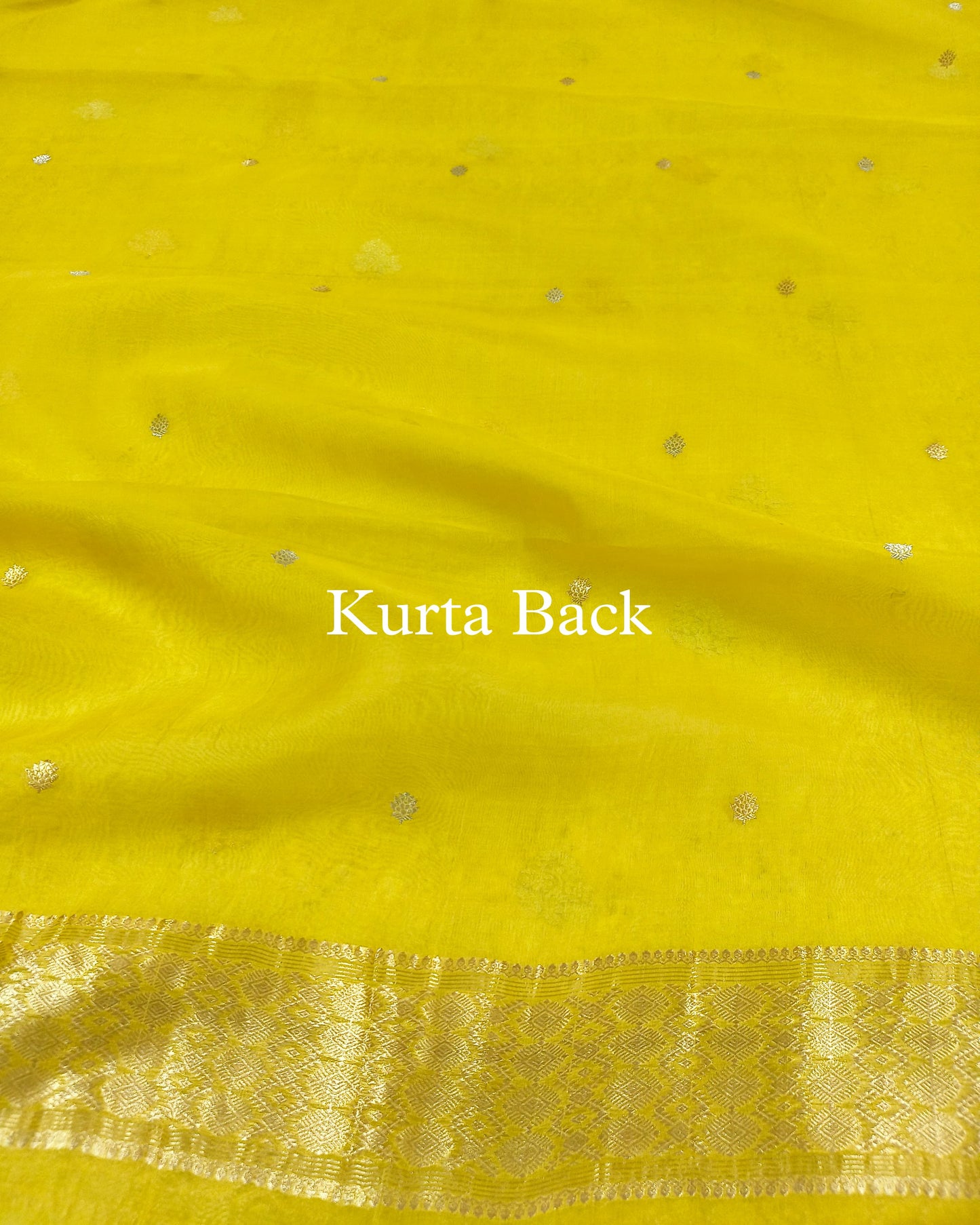 Lemon Pure Kora Silk Banarasi Suit