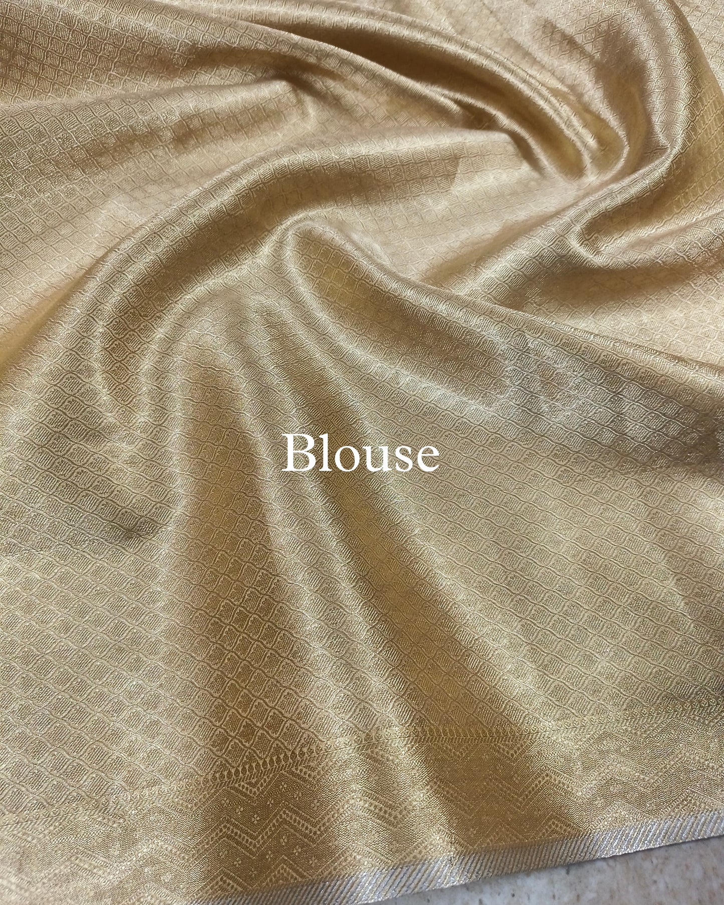 Gold Pure Tissue Silk Banarasi Saree