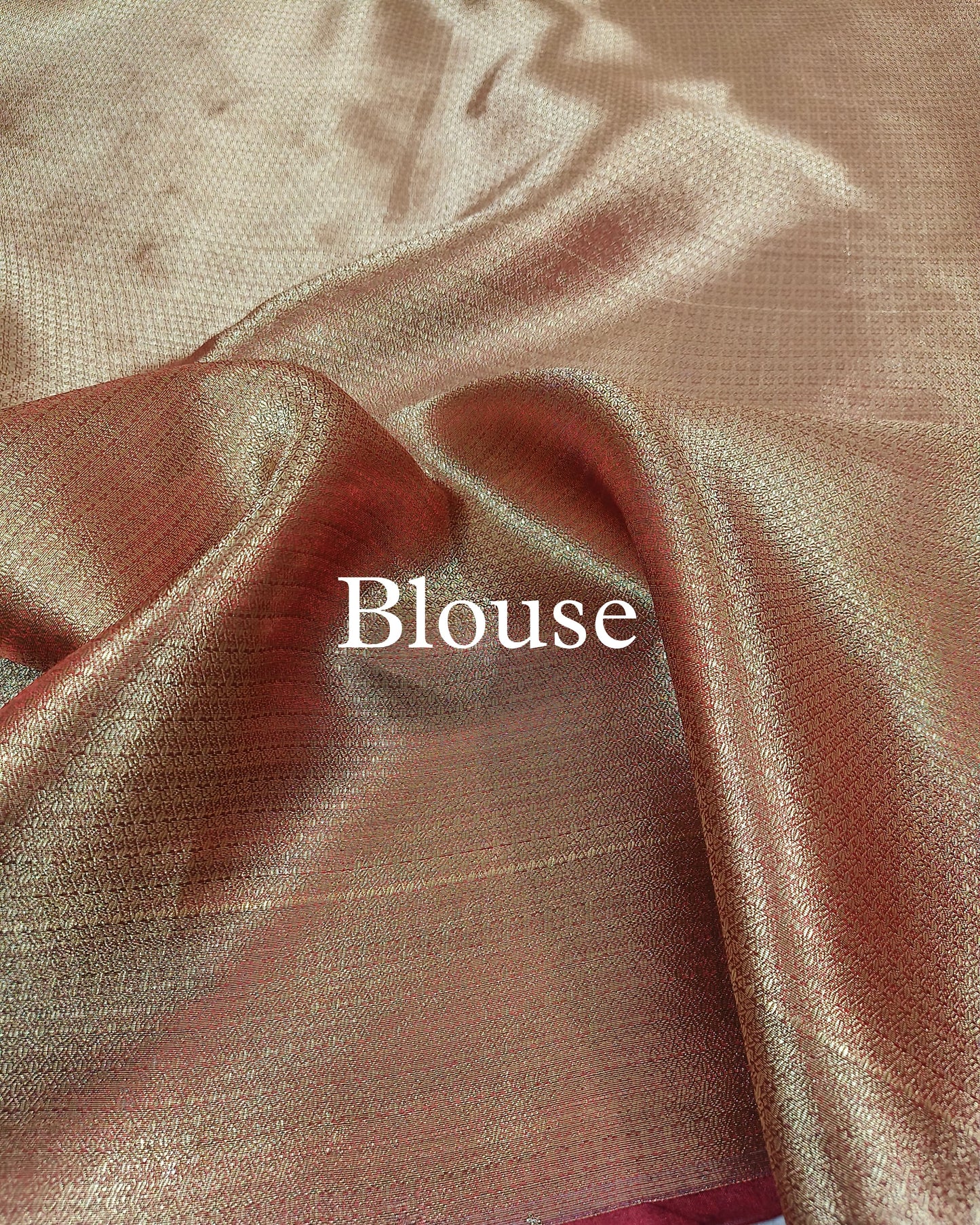Red Banarasi Pure Tissue Silk Saree