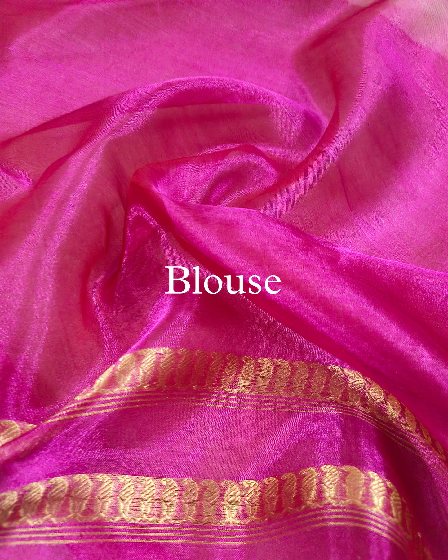 Pink Pure Tissue Silk Banarasi Saree
