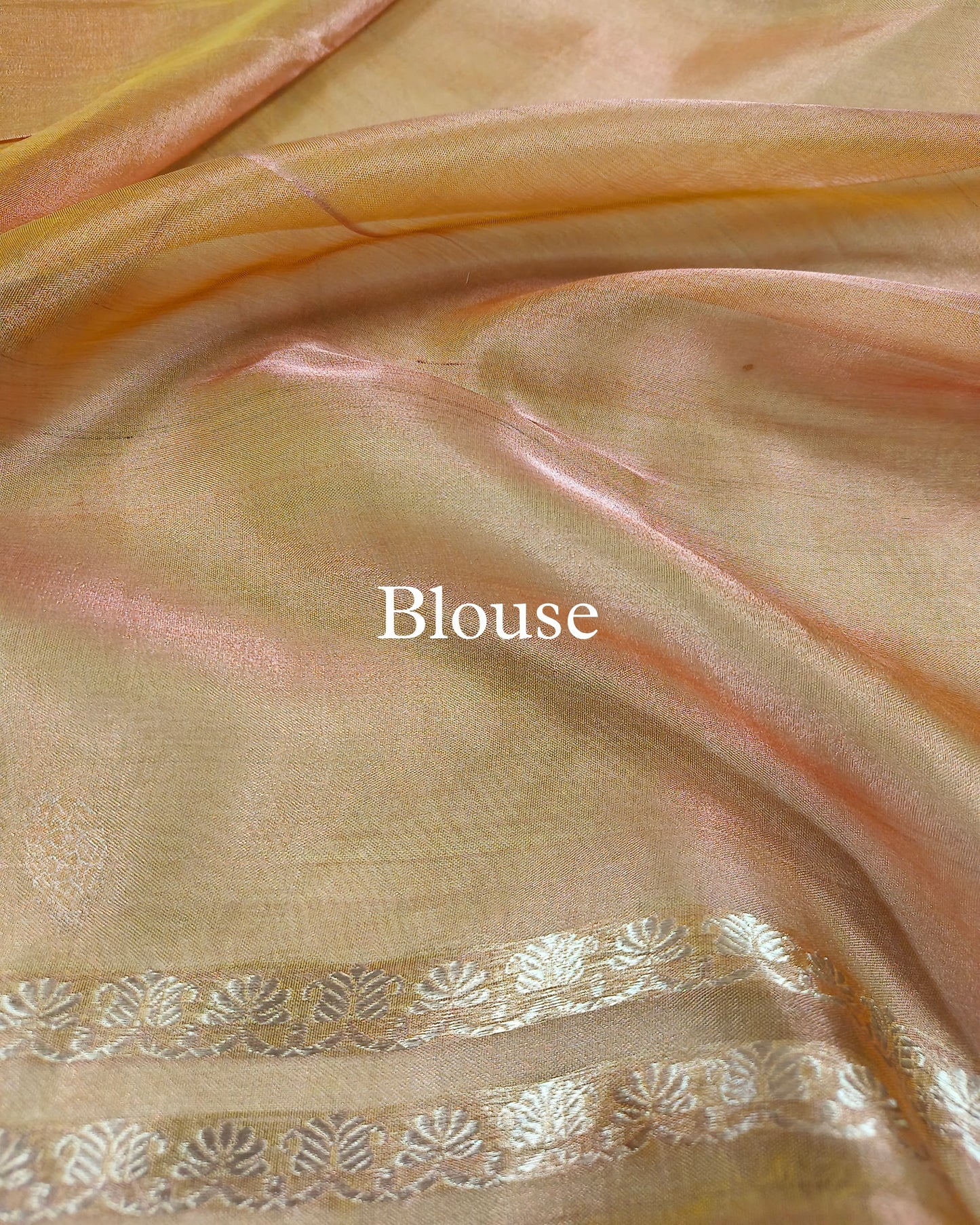 Dhoop-Chaao Pure Tissue Silk Banarasi Saree