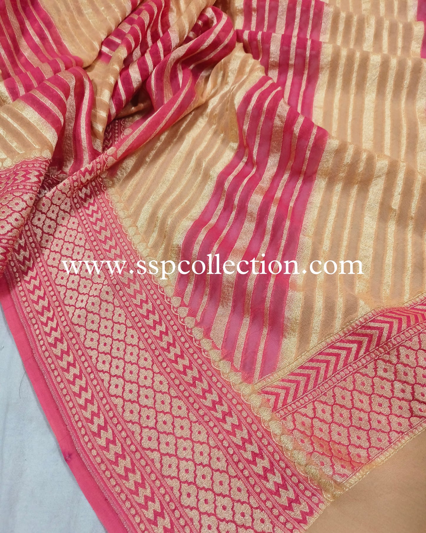 Rangkaat Pure Georgette Banarasi Dupatta