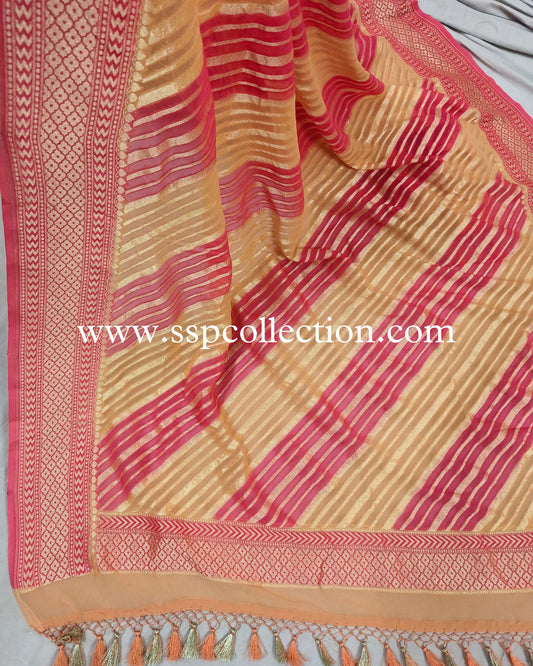 Rangkaat Pure Georgette Banarasi Dupatta