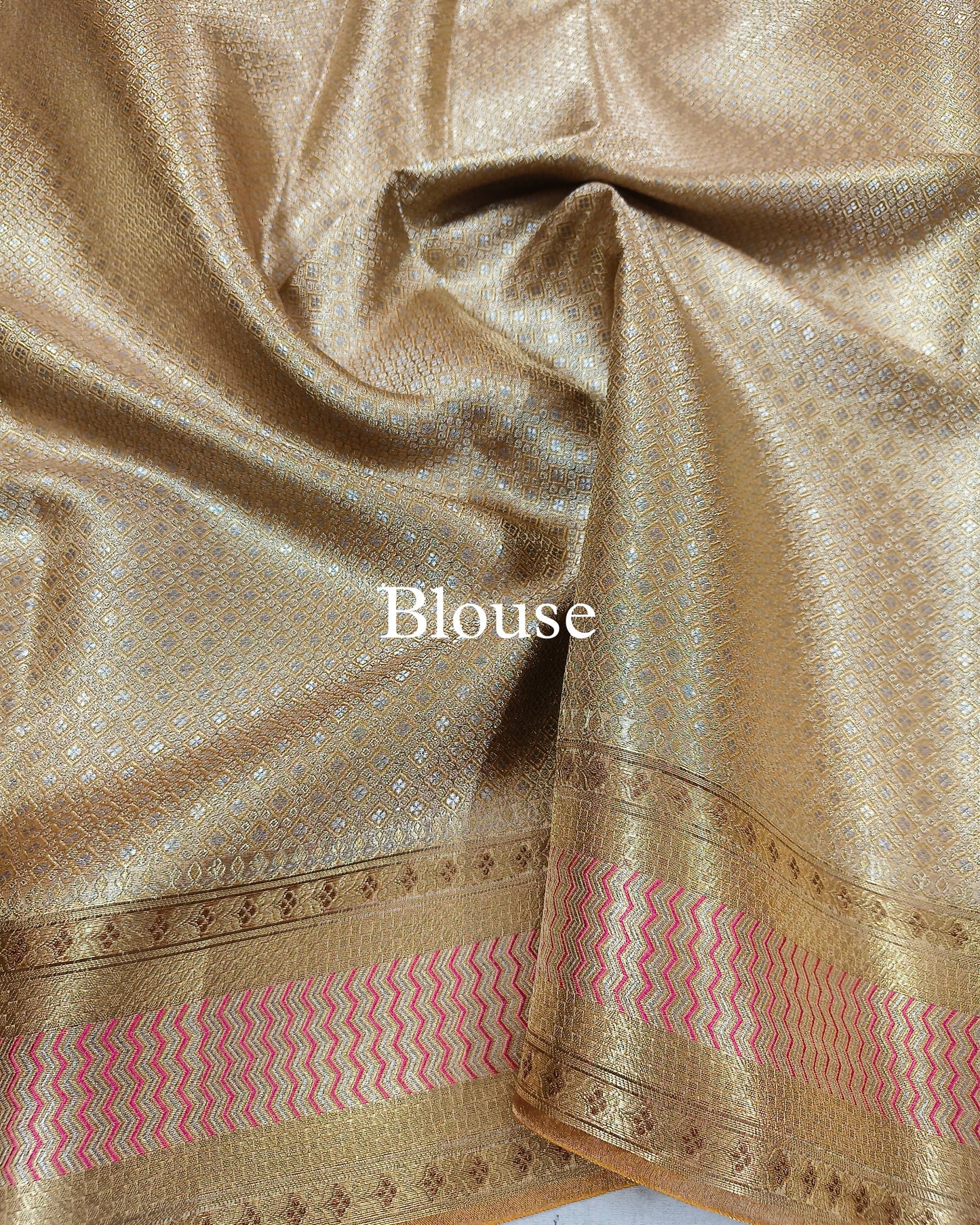 Mustard Paithani Pure Tissue Silk Banarasi Saree