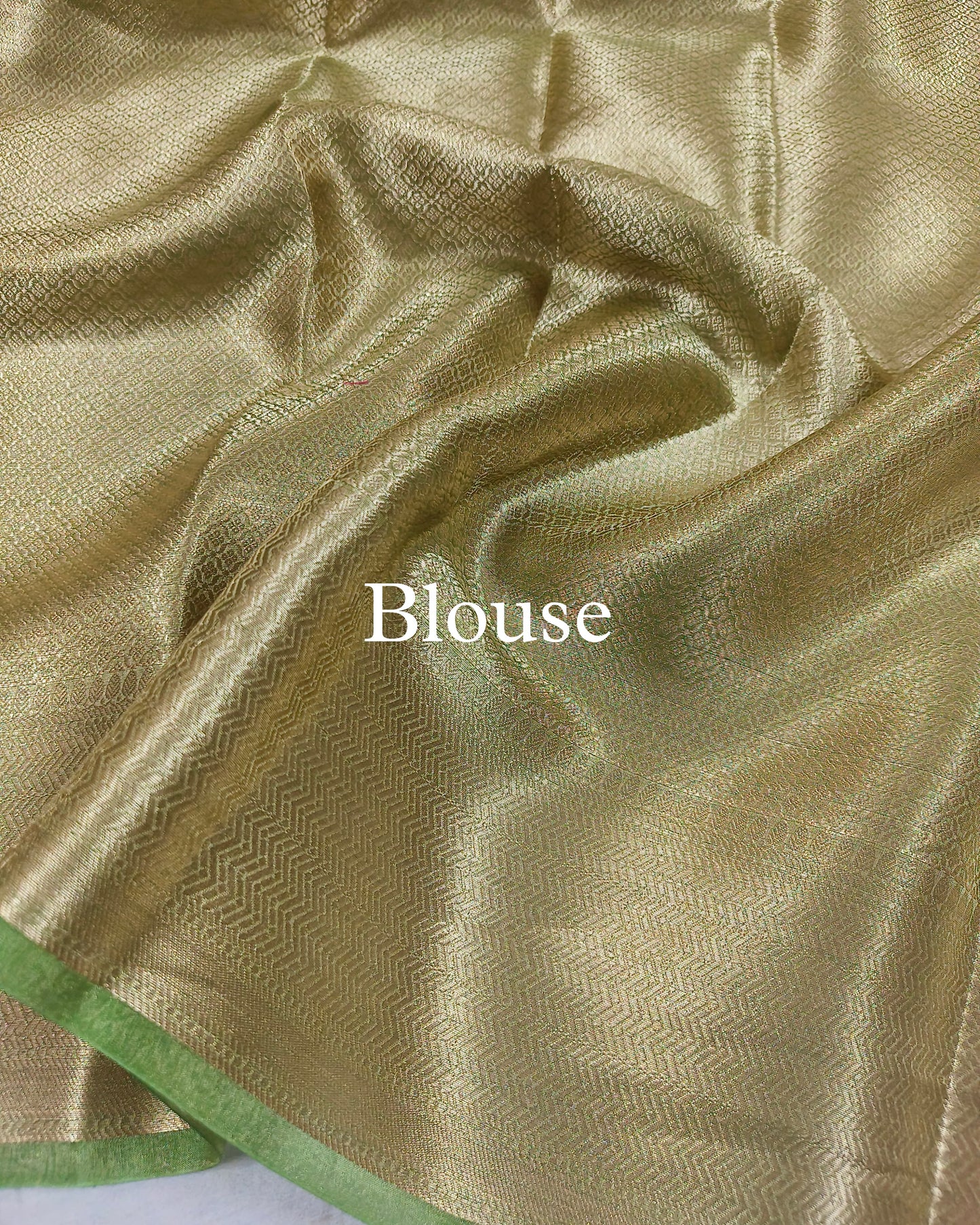 Green Pure Tissue Silk Chand-Tara Banarasi Saree