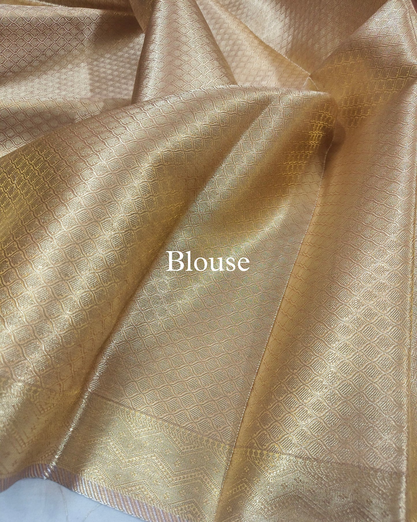 Dhoop-Chaao Pure Tissue Silk Banarasi Saree