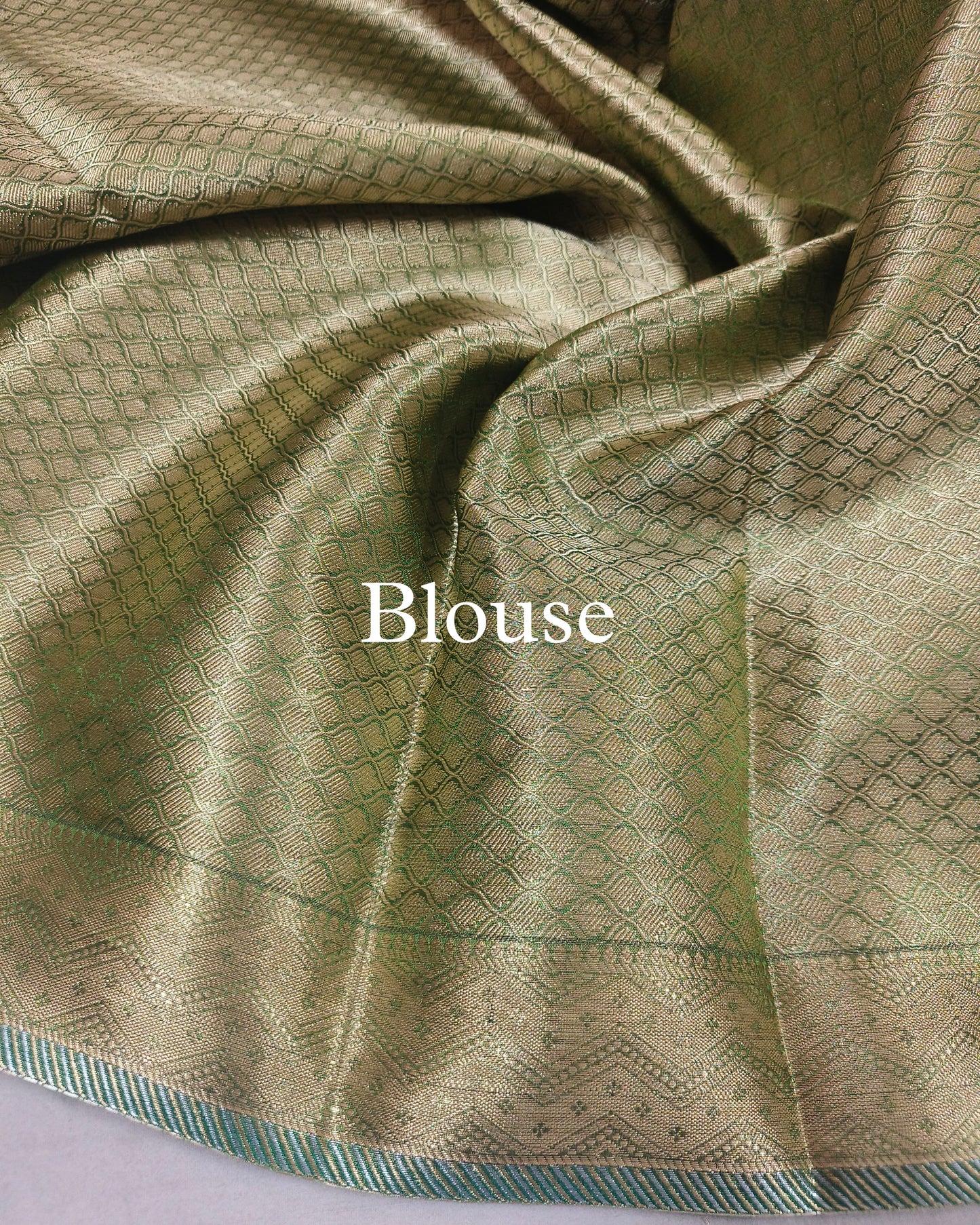 Dhoop-Chaao Pure Tissue Silk Banarasi Saree