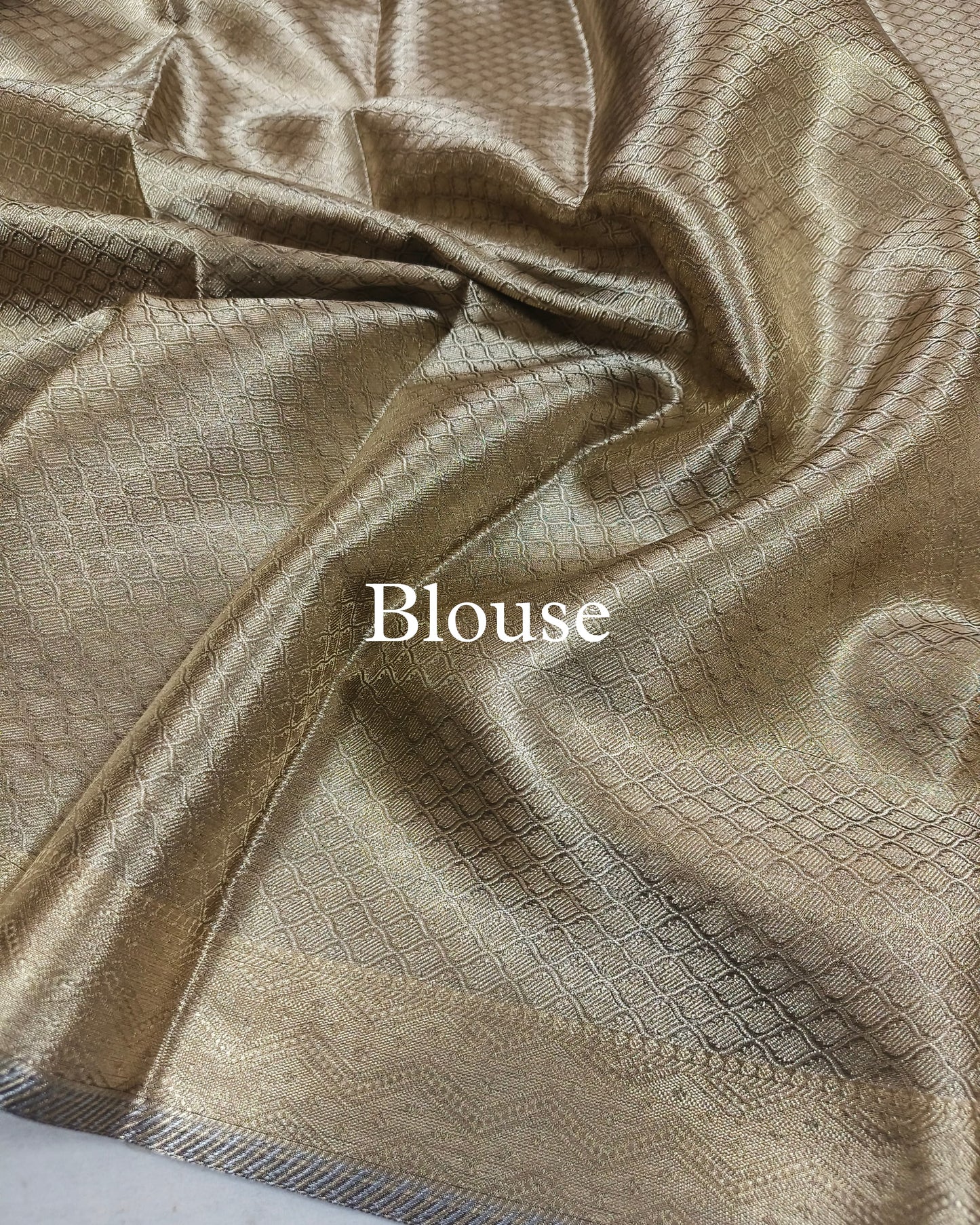 Dhoop-Chaao Pure Tissue Silk Banarasi Saree