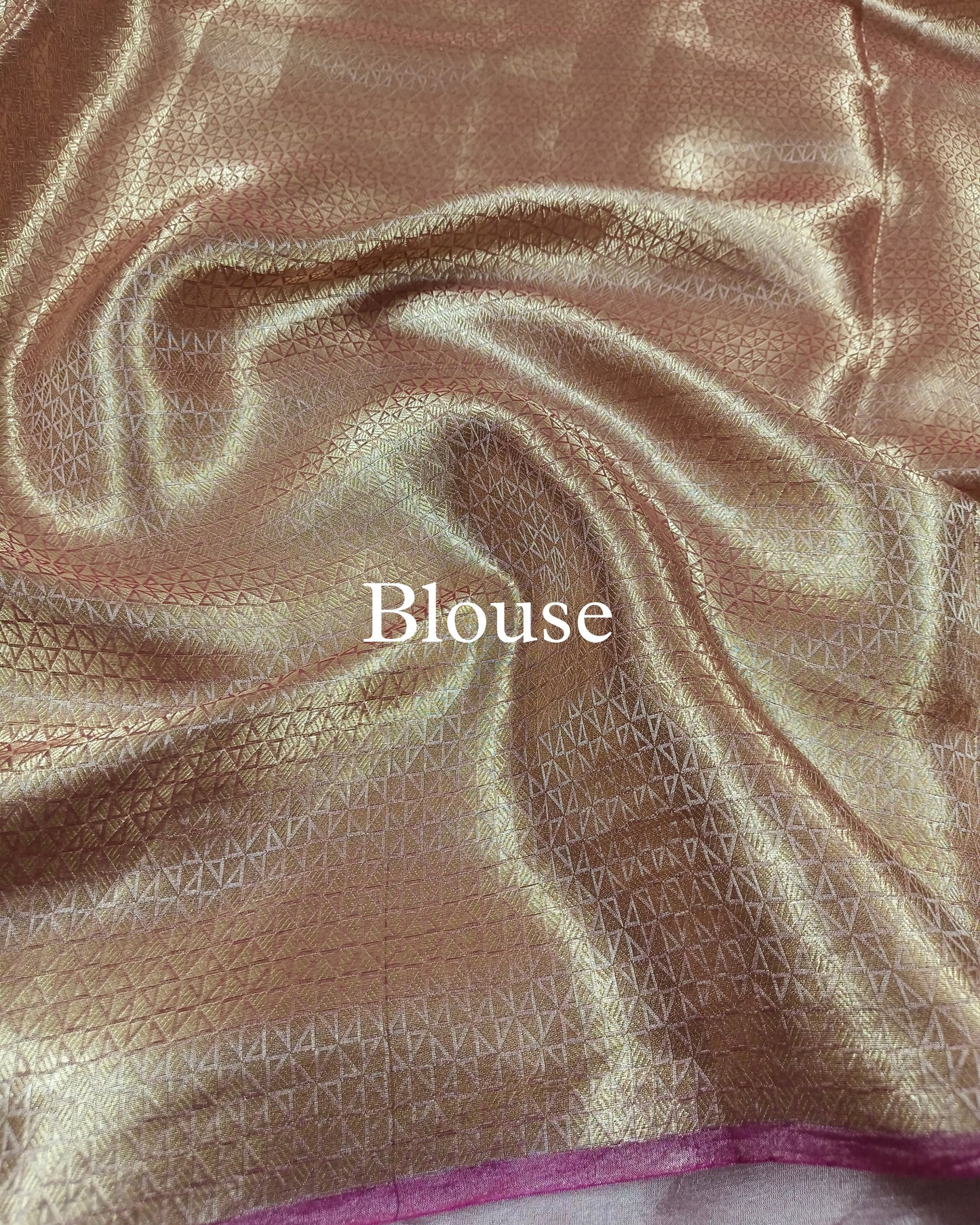 Pink Pure Tissue Silk Scallop Banarasi Saree