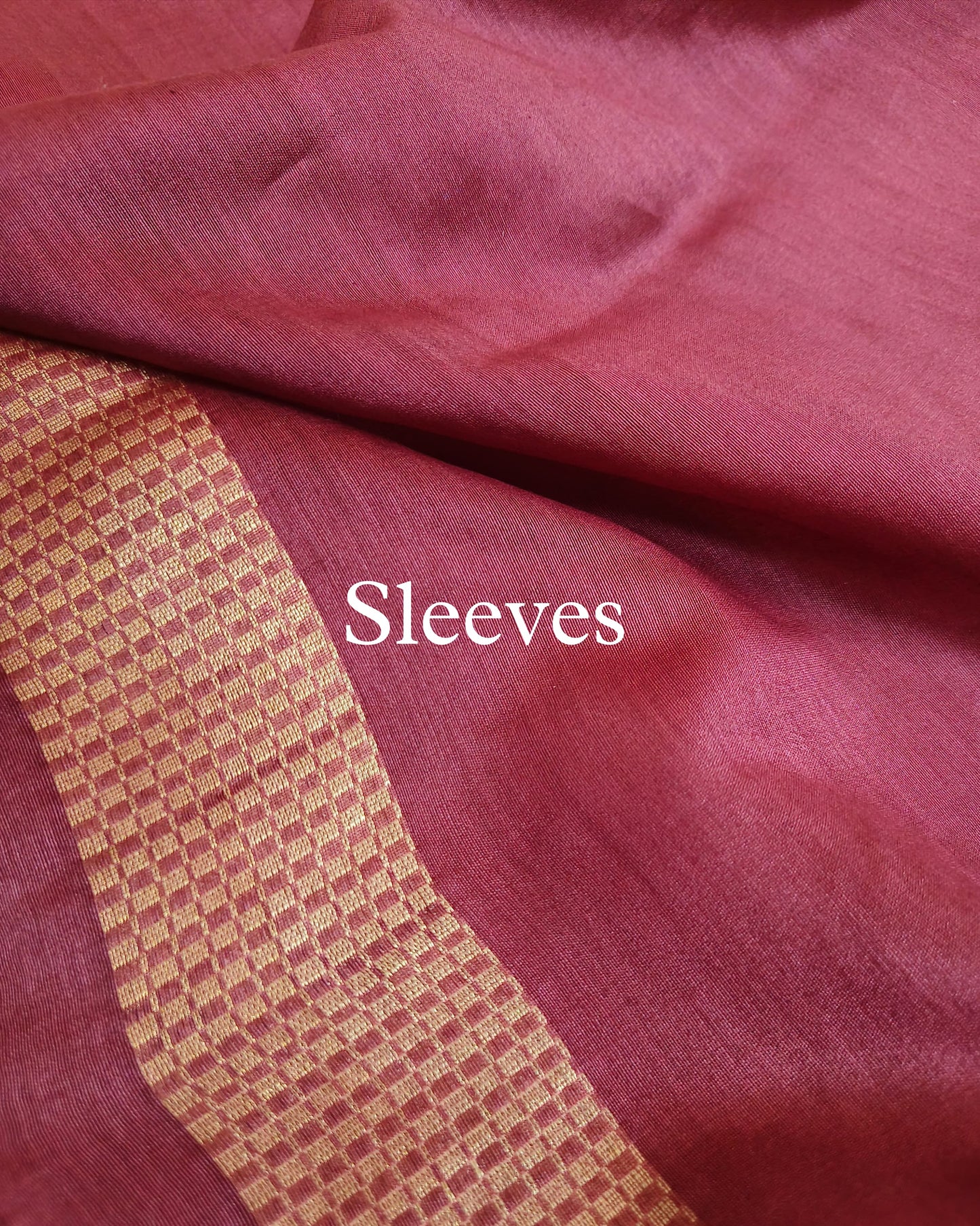 Dark-Rose Handwoven Pure Banarasi Suit