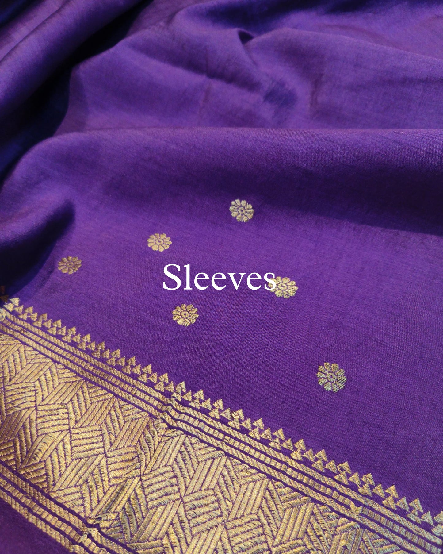 Purple Pure Handwoven Banarasi Suit