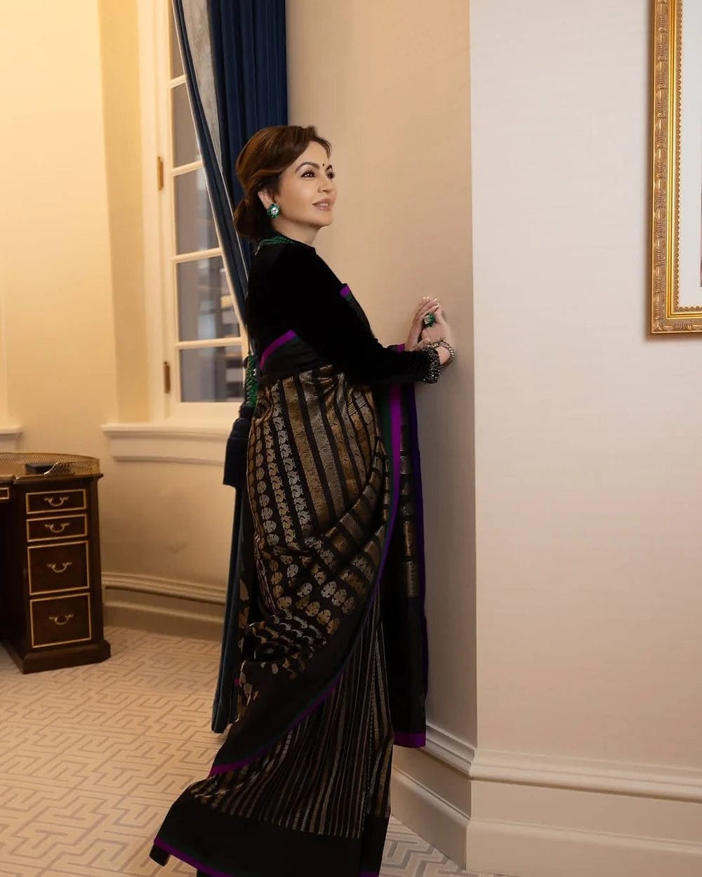 Nita Ambani Pure Katan Silk Banarasi Saree