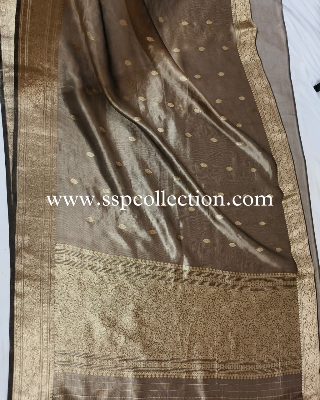 Black Pure Tissue Silk Banarasi Saree