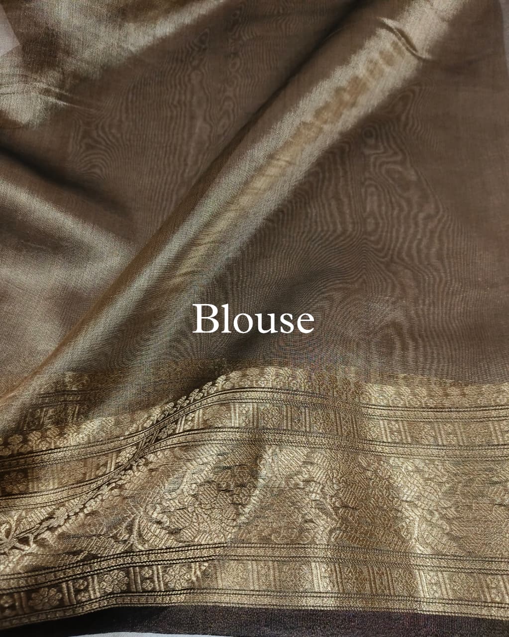 Black Pure Tissue Silk Banarasi Saree